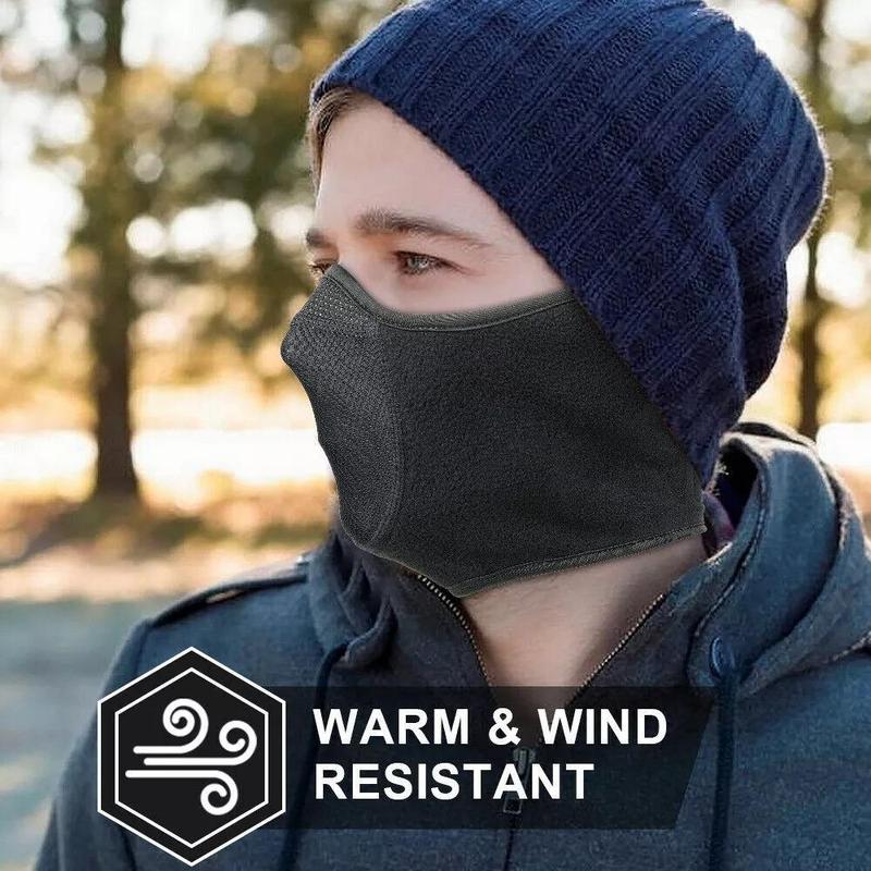 Winter Warm Face Mask & Ear Cover, 2 Counts set Windproof & Cold-proof Face Cover, Outdoor Sports Face Protector for Motorcycle Riding, Skiing, Hiking, Climbing, Christmas, Christmas Gift