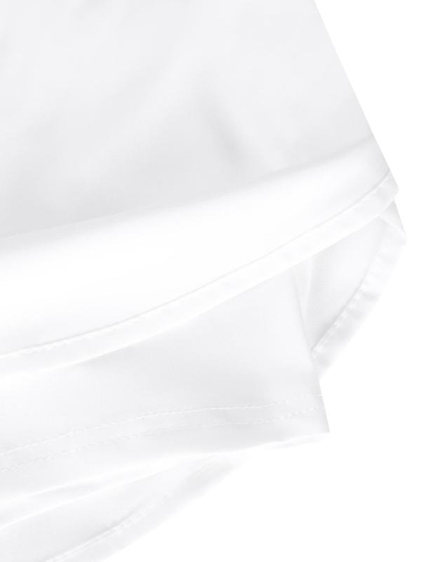 Sporty Women's 2-IN-1 Wrap Sports Shorts, Gym Shorts, Sports Plain Wide Waistband Shorts, Ladies Sportswear for Indoor Outdoor Wear
