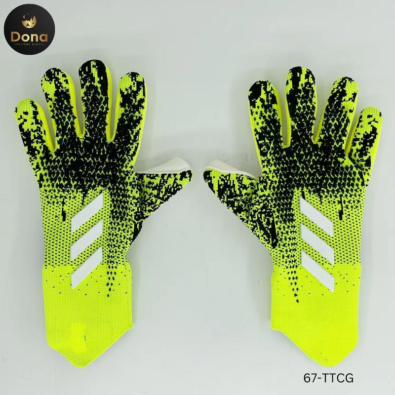 DONA Tactical Gloves New Falcon Goalkeeper Gloves, Thickened, Non-Slip Latex, Wear-Resistant, Fingerless for Goalkeepers