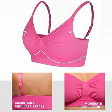 Lover-Beauty  WIRELESS Bra Women's Wireless Sculpt Bra Stretch Comfort Bralettes No Underwire Unlined Cami Bra Seamless Tshirt Bras Sports Bra