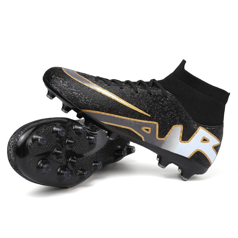 Professional Grade Soccer Cleats - High-Top Unisex Football Boots Outdoor and Indoor Training and Athletic Performance