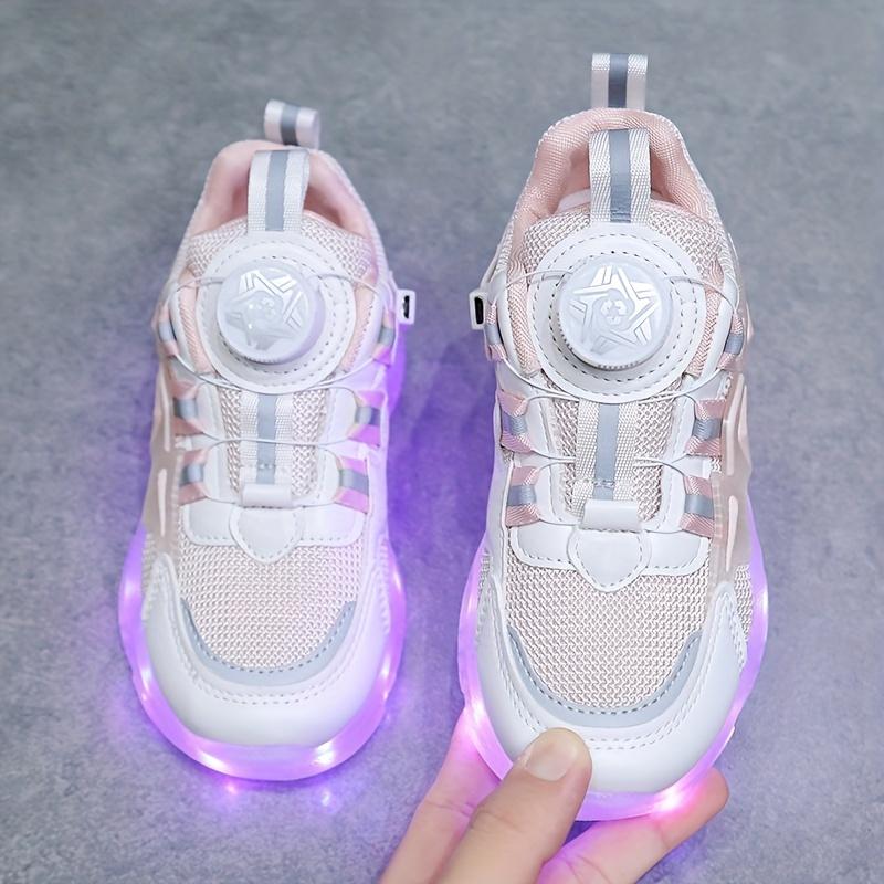 Kids Trendy Colorful Charging Luminous Sole Running Sports Shoes Comfortable Outdoors Sneakers For Boys Girls Children