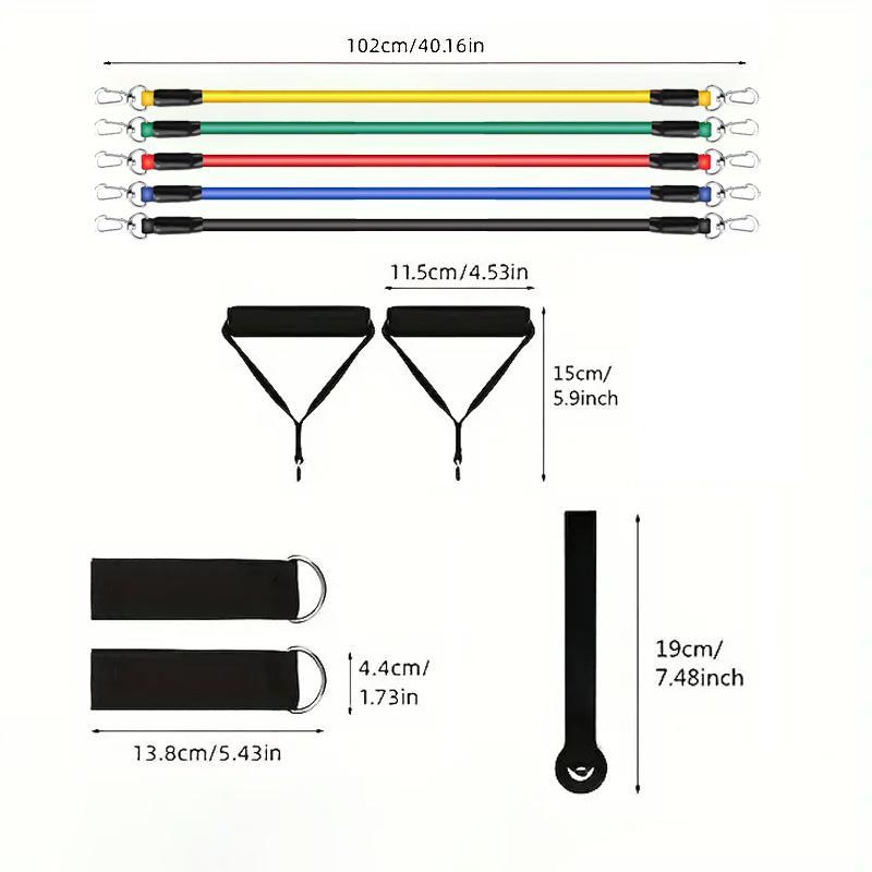 Resistance Band Set, 1 Set Portable Body Sports Band, Resistance Bands Elastic Band for Pulling Up Gym Exercise Training, Christmas Gift