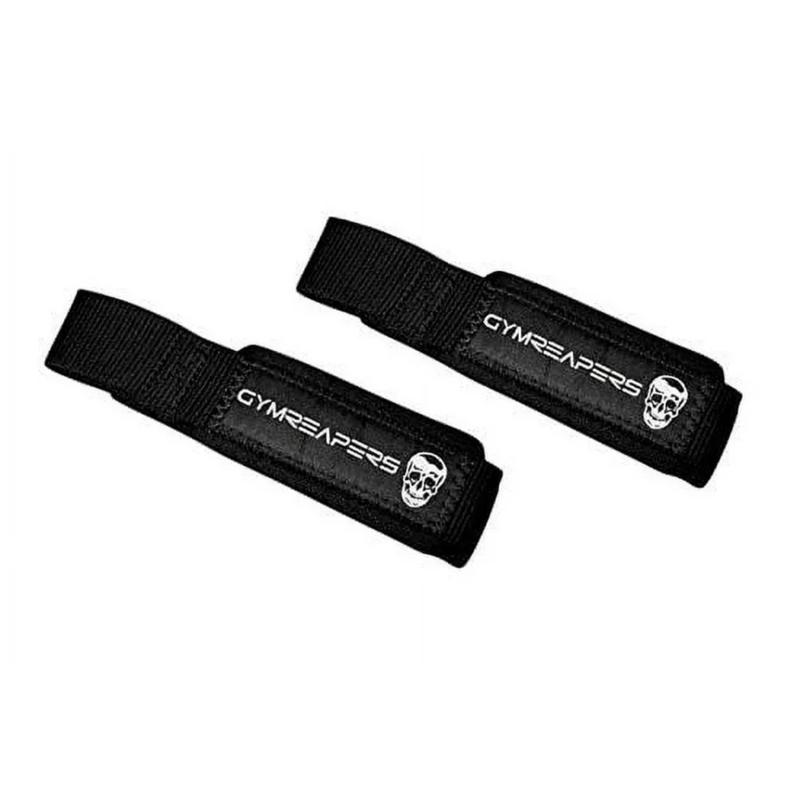 Gymreaperrss Lifting Wrist Straps for Weightlifting, Bodybuilding, Powerlifting, Strength Training, & Deadlifts - Padded Neoprene with 18 inch Cotton