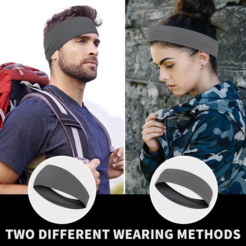 Sports Headbands, 1 Count Sweat Absorbing Headband, Quick Drying Headband for Yoga, Running, Gym, Workout, Sports Accessories for Men & Women, Caps for Men