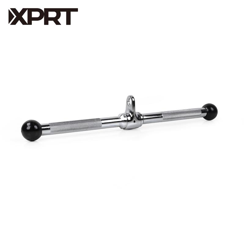 XPRT Fitness Straight Bar Cable Attachment - Premium Quality Straight Bar for Cable Machines - Ideal for Biceps, Triceps, Back & Shoulder Workouts - Non-Slip Grip, Durable & Heavy Duty - Perfect Addit