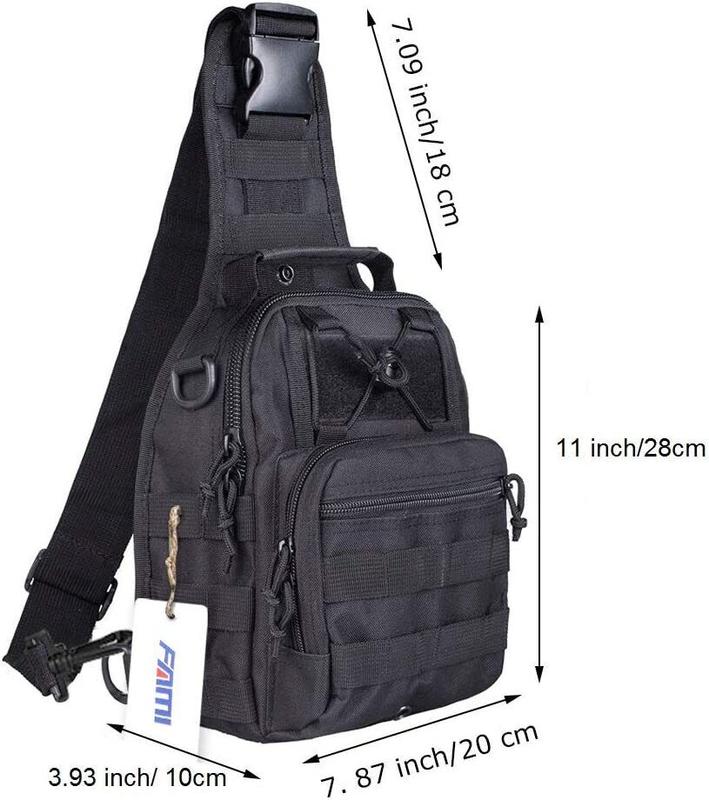 Military Tactical Crossbody Mens Shoulder Bag Chest Pack Camping Hiking Backpack