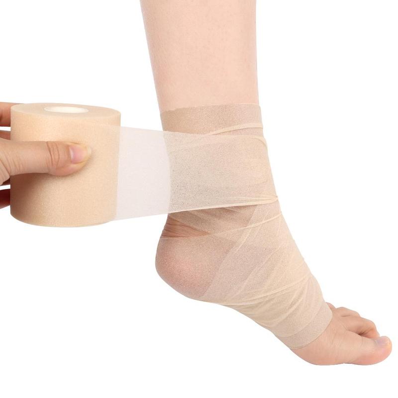 Sports Support Tape for Taping Wrist & Ankle & Knee, 1 Roll Sports Support Strap, Pre-wrap Base Sports Tape, Foam Sports Tape, Sports Tapes, Gym Accessories