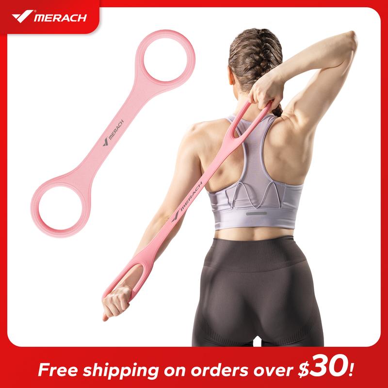 MERACH Figure 8 Resistance Band - Versatile Exercise Equipment for Full-Body Workout Elastic Ropes Workout Equipment for Yoga, Pilates, Stretching