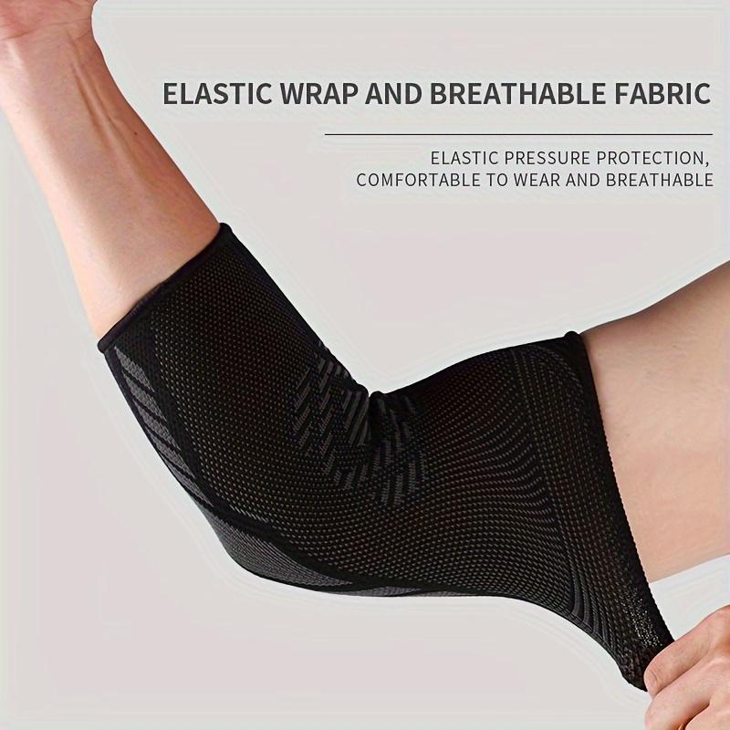  1pc Elbow Support, Compression Elbow Pad, Arm Support, Suitable For Tendinitis, Arthritis, Fitness, Weightlifting, Tennis And Golf Elbow Pad - Compression Support Sleeve - Suitable For Men And Women (99-190 Pounds)