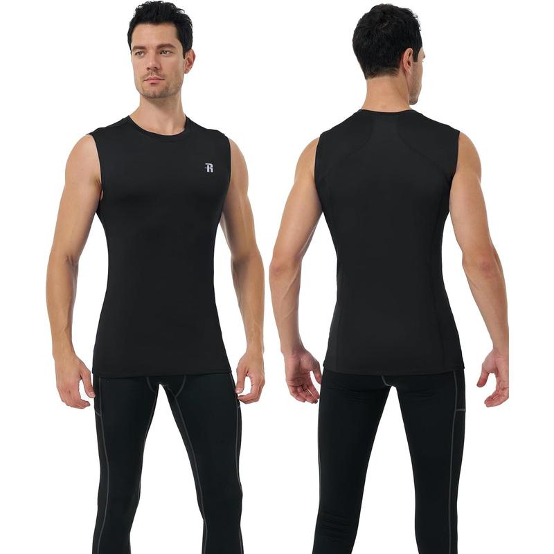 Sleeveless Compression Shirt Men Athletic Base Layer Shirts