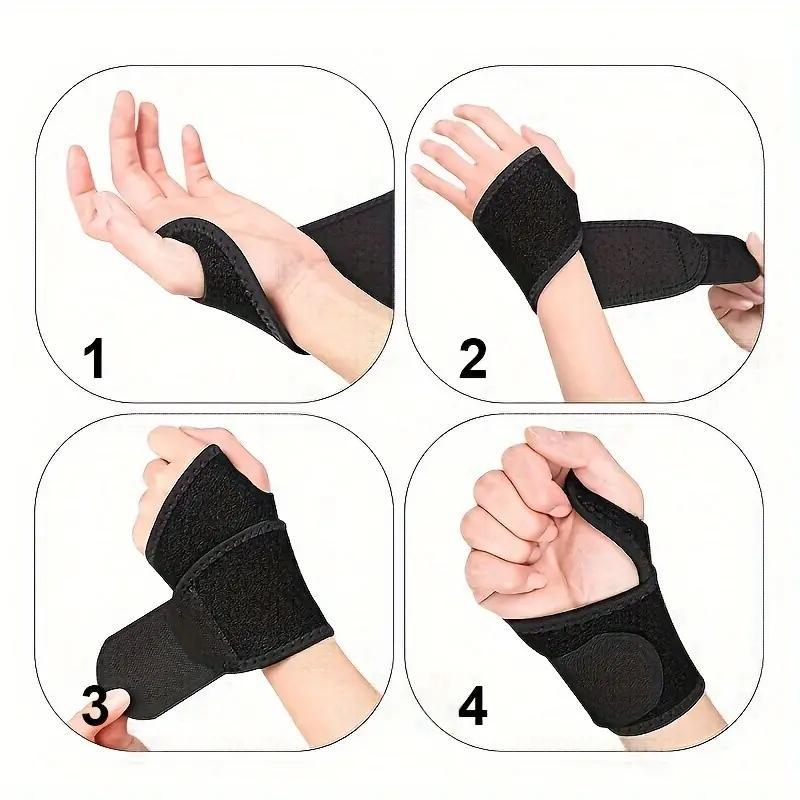 Adjustable Wrist Support Band, Comfortable & Sturdy Sports Wristband, Durable Wrist Sports Care Supplies for Fitness & Daily Use