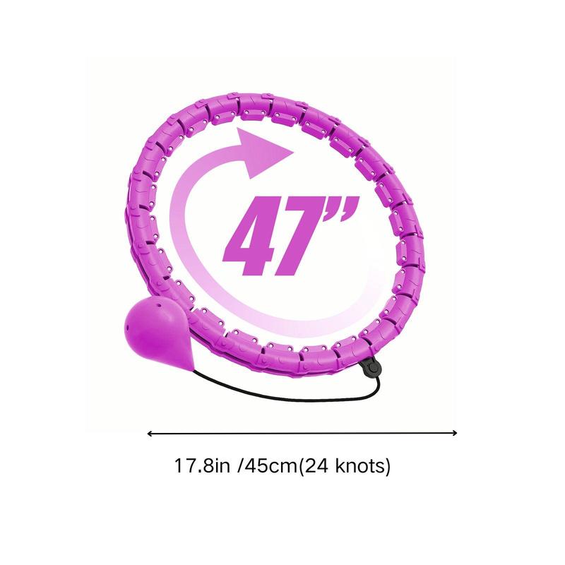 24 Knots Smart Fitness Hoop, Infinity Hoop, Fitness Massage Workout Equipment, Great for Adults and Beginners