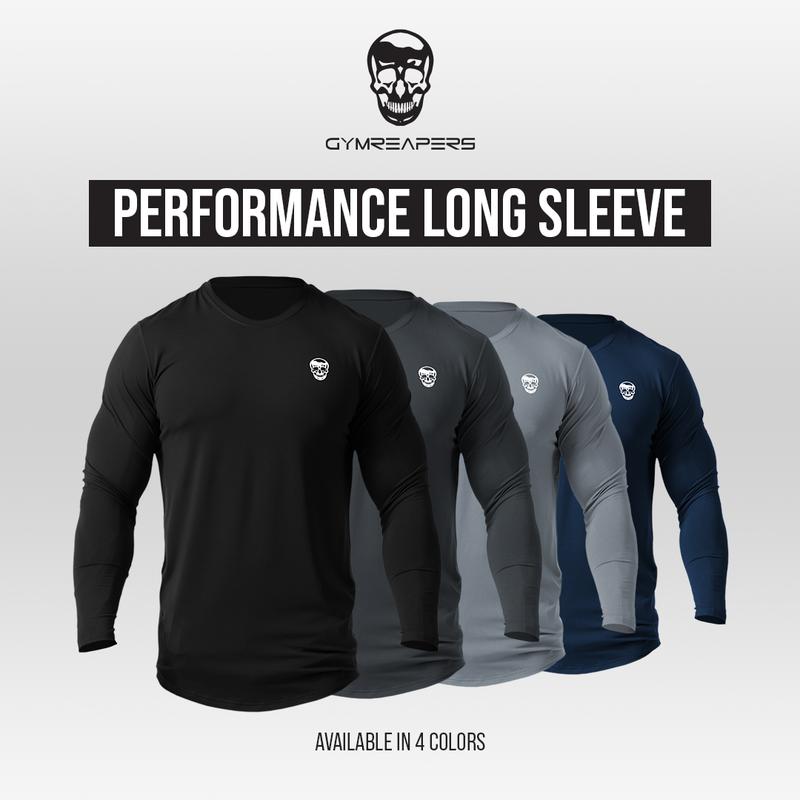 Men's Quick-Drying Performance Long Sleeve - Ultra-Soft, Moisture-Wicking Workout Shirt