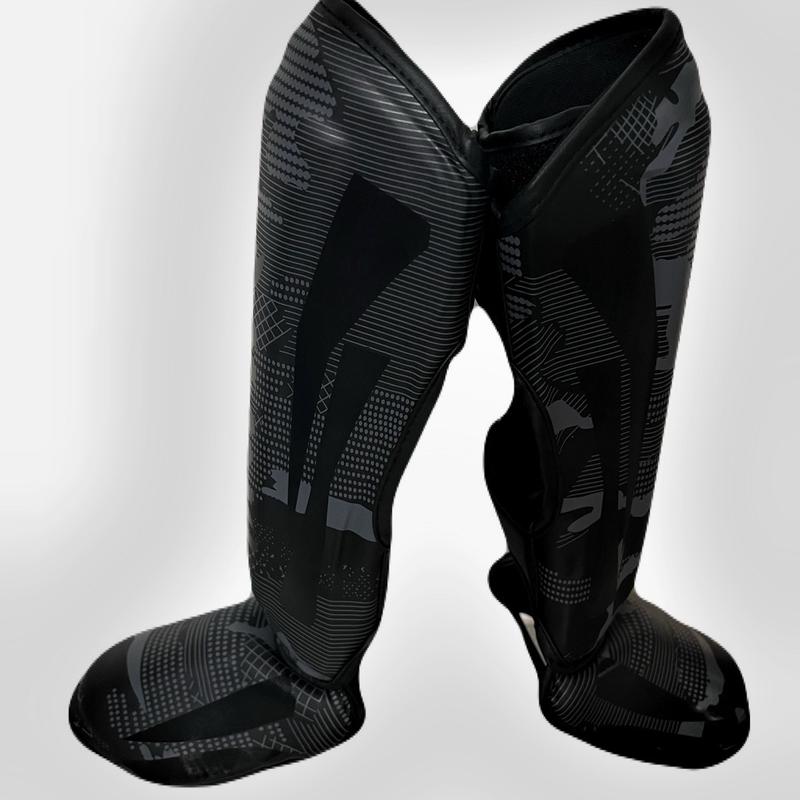 PLD MMA Muay Thai Shin Guards for Adults - Kickboxing Training Pads and Protective Gear