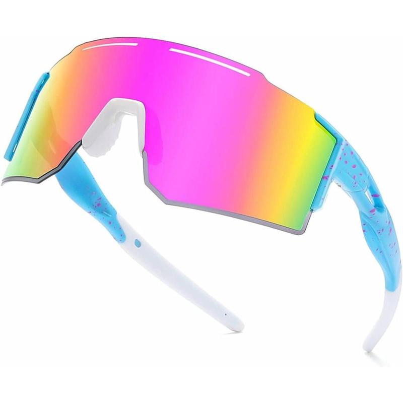 Sports Sunglasses for Men Women, UV400 Polarized Baseball Fishing Running Cycling