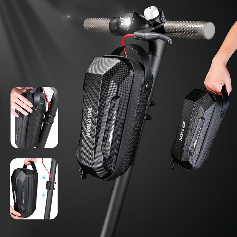 Electric Scooter Hard Shell Fast Removal Hanging Bag, Foldable Electric Bicycle Front Hanging Bag, Outdoor Cycling Accessories