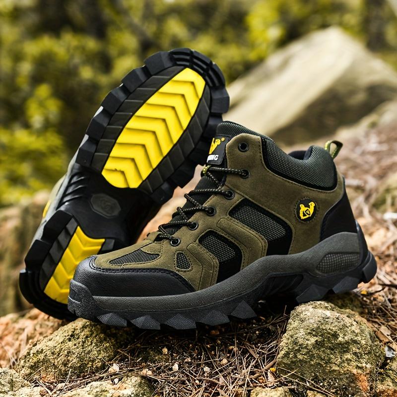 Men's Hiking Boots, Durable Non-Slip Comfortable Outdoor Shoes, Suitable for Hiking, Climbing, Hunting, Hiking.