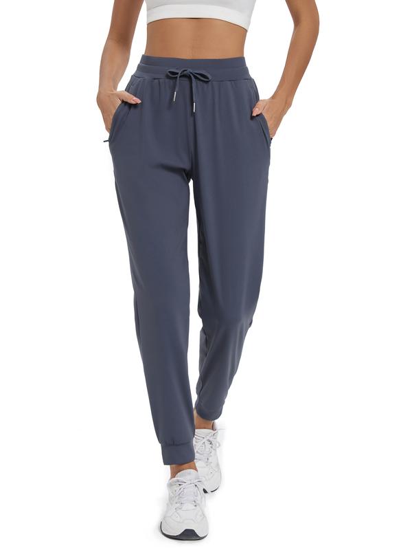 Women's High Waisted Sweatpants with Pockets - Casual Golf Pants for Workout, Yoga, Gym Running