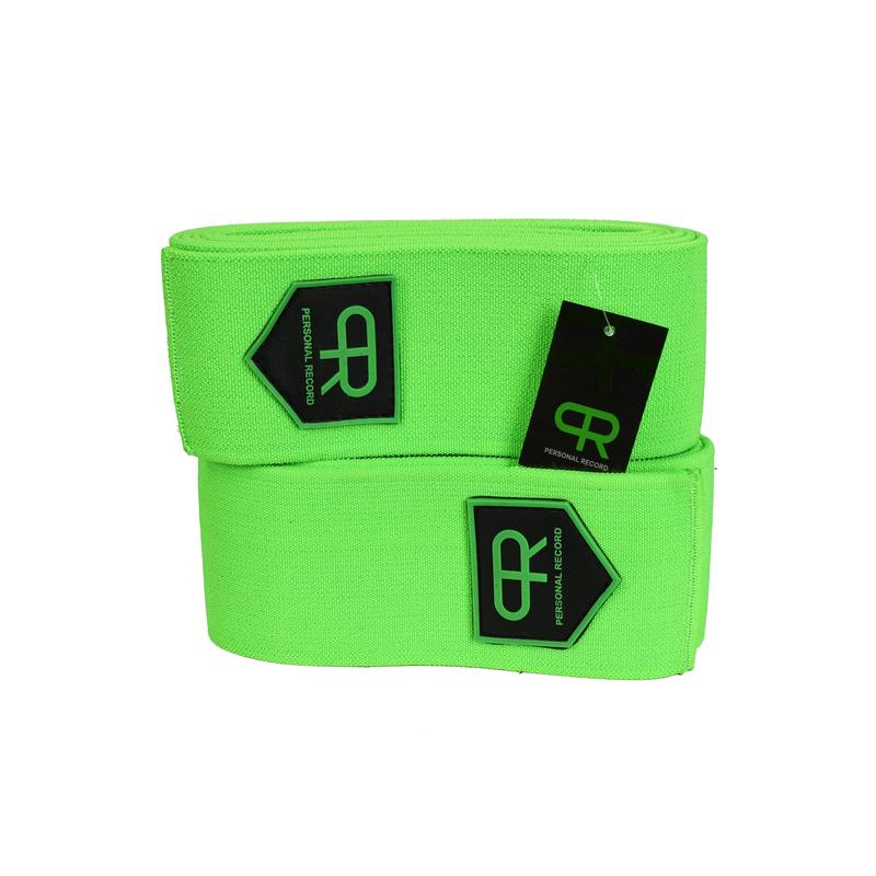 Personal Record Heavy Duty Premium Knee Wraps - PR906 - Neon