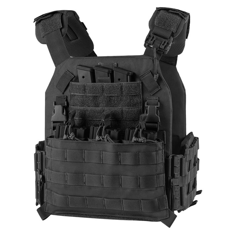 VOTAGOO GEN2 Quick Release Tactical Vest, Adjustable Breathable Lightweight Vest