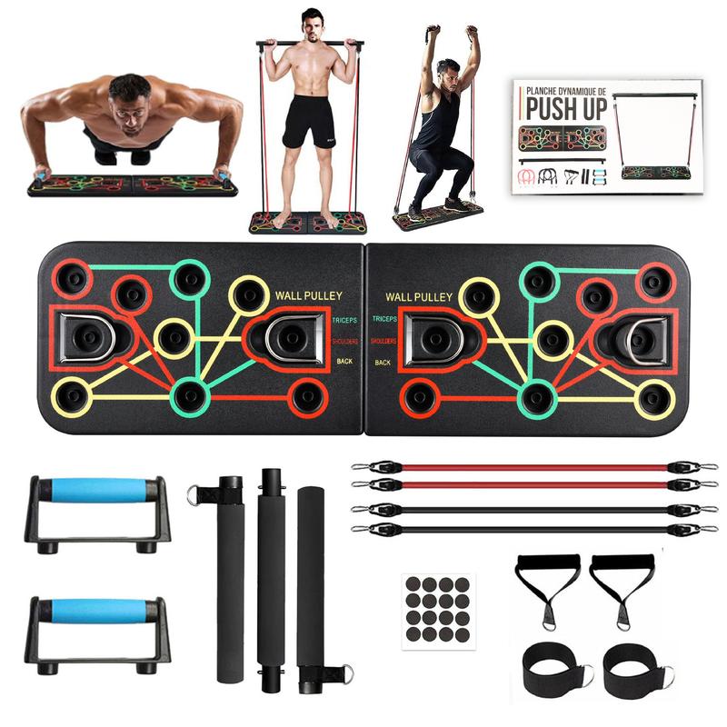 Push Up Board for Enhanced Workout Men Women Pushup Board Home Gym Equipment Men Foldable & Portable  Fitness Equipment for Home Gym, Yoga, Pilates