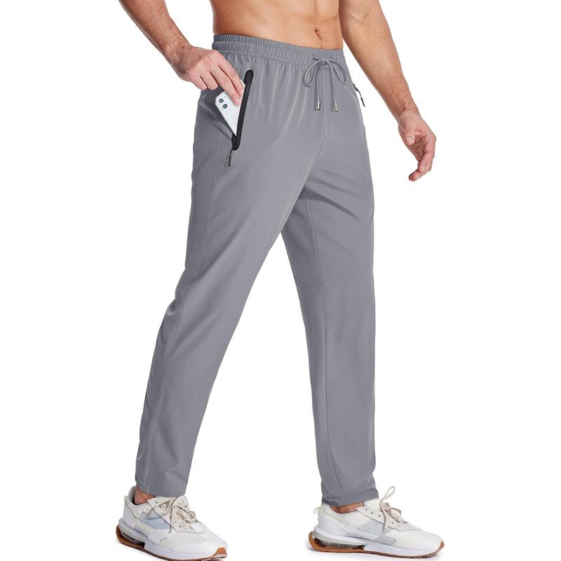 MAGCOMSEN Hiking Pants for Men Lightweight Workout Pants with Pockets Quick Dry Jogging Pants Gym