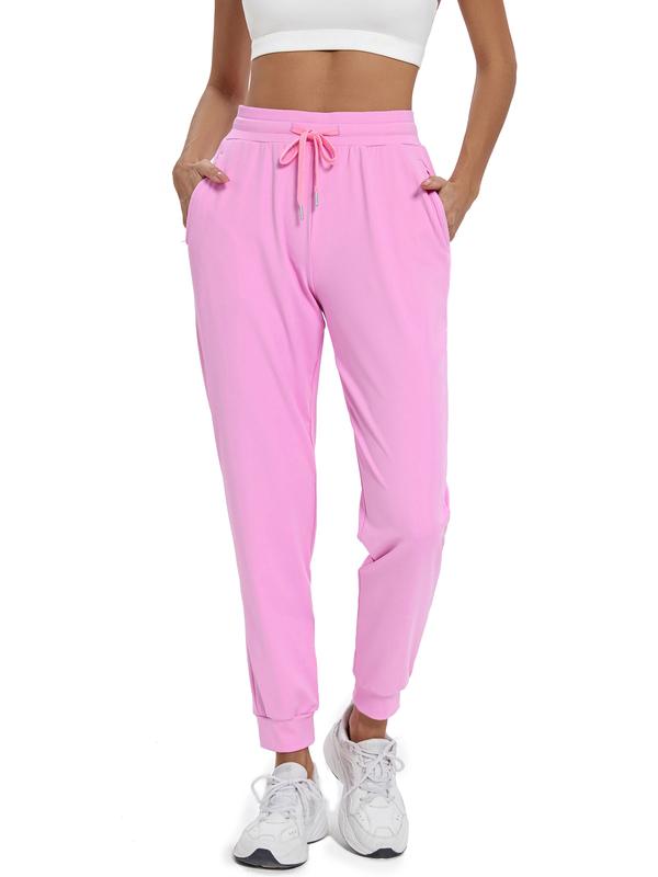 Women's High Waisted Sweatpants with Pockets - Casual Golf Pants for Workout, Yoga, Gym Running