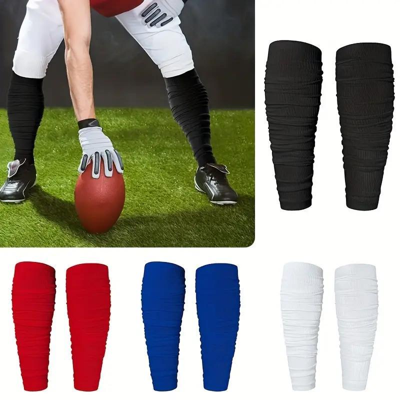 Professional American Football Thigh Sleeves, 1 Pair Long Knee Socks, Sports Socks for Football, Baseball, Hockey, Soccer, Basketball