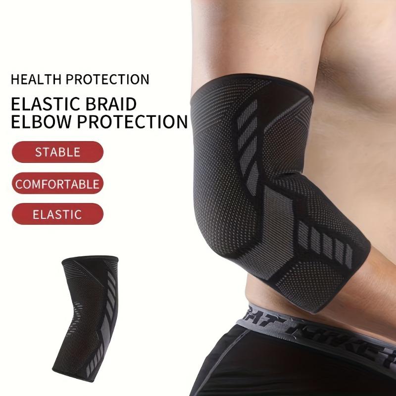  1pc Elbow Support, Compression Elbow Pad, Arm Support, Suitable For Tendinitis, Arthritis, Fitness, Weightlifting, Tennis And Golf Elbow Pad - Compression Support Sleeve - Suitable For Men And Women (99-190 Pounds)