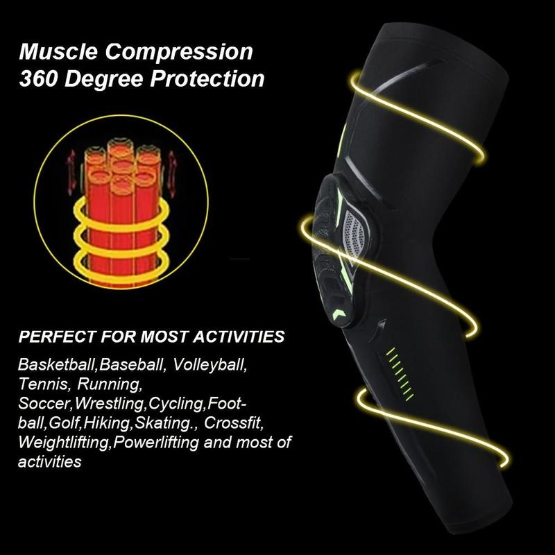 1 Pair Sports Knee Pads, Warm Knee Pads, Honeycomb Design Anti-collision Knee Pads, Sports Protective Gear for Running Jumping Cycling, Gym Accessories