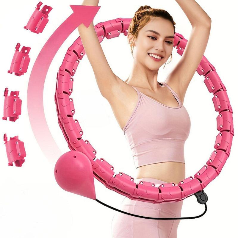 24 Knots Smart Fitness Hoop, Infinity Hoop, Fitness Massage Workout Equipment, Great for Adults and Beginners