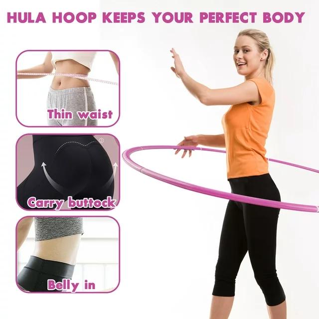 Hula Circle Hoop for Adults Kids Weight Loss Infinity Fitness Hoop Exercise Hoop Fit Hoop