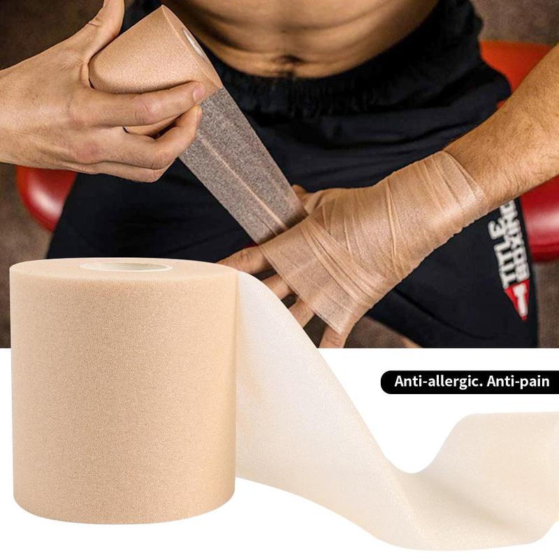 Sports Support Tape for Taping Wrist & Ankle & Knee, 1 Roll Sports Support Strap, Pre-wrap Base Sports Tape, Foam Sports Tape, Sports Tapes, Gym Accessories