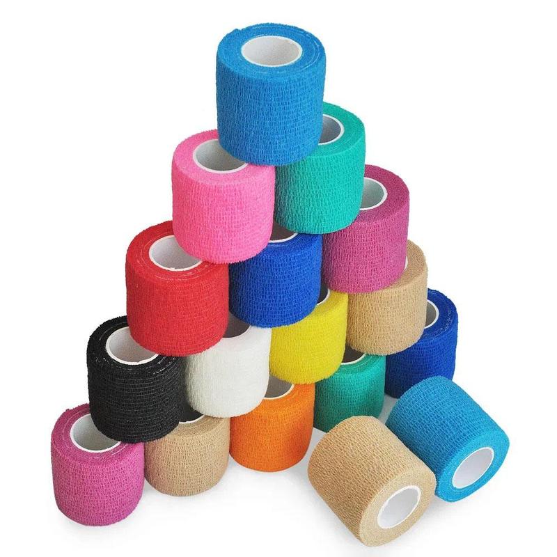 Self-adhesive Breathable Elastic Bandage, 1 Count Sports Fixing Finger Wrist Leg Athletic Tape, Sports Tape for Home Gym Workout, Sports Tapes, Christmas Gift