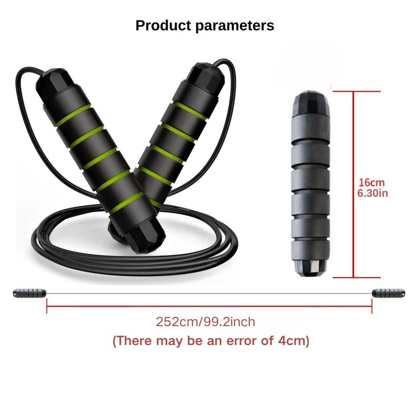 Jump Rope, Portable Exercise Skipping Rope for Home Workout, Christmas Workout Skipping Rope with Foam Non-slip Handle, Gymtok, Home Gym Equipment