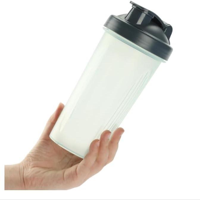 Protein Shaker Bottle Set 28 oz 2 Pack with Wire Whisk Ball, for Smooth Mixing of Protein Shakes - Available in 2 Colors.