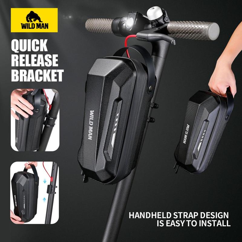 Electric Scooter Hard Shell Fast Removal Hanging Bag, Foldable Electric Bicycle Front Hanging Bag, Outdoor Cycling Accessories