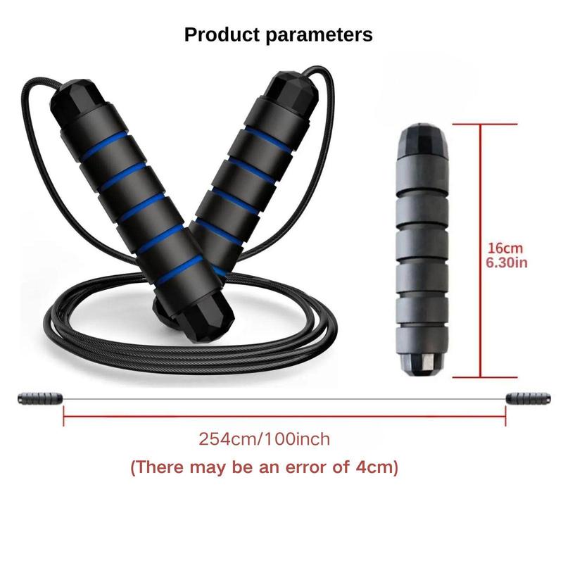 Jump Rope, Portable Exercise Skipping Rope for Home Workout, Christmas Workout Skipping Rope with Foam Non-slip Handle, Gymtok, Home Gym Equipment